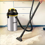 STANLEY Wet/Dry Vacuum SL18133，4.5 Gallon 4 Horsepower Wall-Mounted Hanging Vacuum with 26 Cleaning Range Stainless Steel Tank, Home/Garage/Upholster/Laundry Rooms Vacuum - Image 6