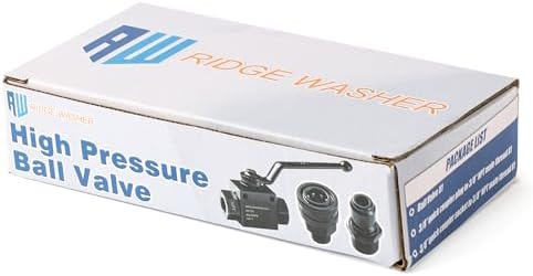 RIDGE WASHER High Pressure Ball Valve, 3/8" Quick Disconnect - Image 5