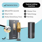 Banana Bros OTTO Electric Herb Grinder with Cone Filler & Case, Gold - Image 6