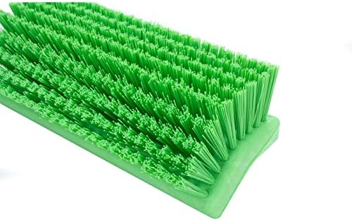 SPARTA 40423EC75 Plastic Floor Scrub Brush, Wall Brush, Equipment Brush With Nonabsorbent Bristles For Industrial Kitchens, Hospitals, Commercial Cleaning, 4 Inches, Lime - Image 5