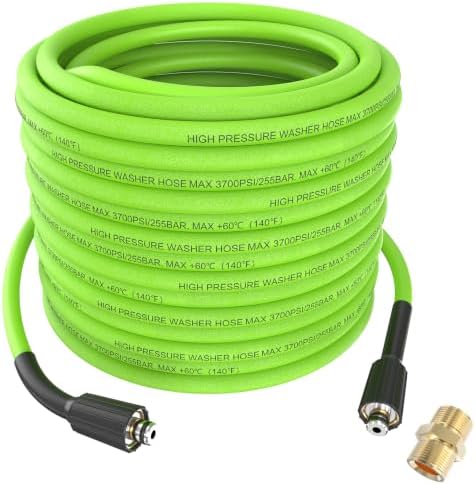 Super Flexible Pressure Washer Hose 100FT x 1/4" by CLEANOVIX
