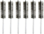 HARFINGTON 6pcs Wire Bore Brush Set 8 Inch Length 1.2 Inch Shank Stainless Steel Bristles Cleaning Brush for Clean Car Part Tube Kitchen Garage by HARFINGTON