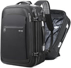 POSO Vacuum Backpack Travel, 60L Expandable Vacuum Seal Backpack with Pump & Laptop Compartment (Fits 17") by POSO