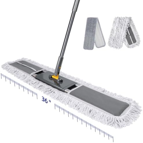 Masthome 36" Commercial Dust Mop with Aluminum Frame by Masthome