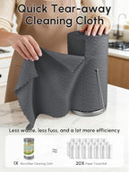 Microfiber Cleaning Cloths Roll 75 Pack 12x12 Inch Lint Free - Image 2