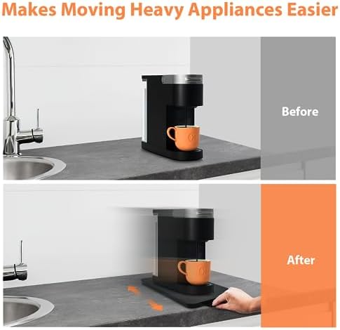 Sliding Tray for Coffee Maker, Countertop Appliance Slider 9” × 14.5” - Image 2