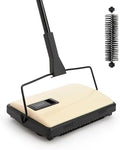 Yocada Manual Carpet Sweeper Cleaner Household Sweeper 1*Extra Brush by Yocada