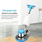 Commercial Floor Cleaner and Buffer Machine with Pads for Hotels, Factories, and Restaurants - Image 2