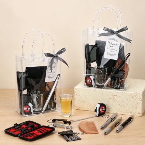 66 Pcs Baby Shower Prizes for Men with Tool Pen Bottle Opener Wine Glass Screwdriver Sunglasses Cleaning Cloths Combs Party Favors for Winners Baby Shower Game Winners Bachelor Party Favors - Image 3