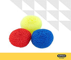 Nylon Scouring Pads-Dish Scrubber, for Dishes, Pots, and Stoves, Durable Mesh Scourers, for Tough Cleaning. Nylon Dish Scrubbers, Pack of 3, Assorted Colors (Superio) - Image 2