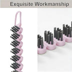 Crevice Cleaning Brush Set Grout Scrub Cleaning Tools 3 Pcs Black/Pink - Image 3