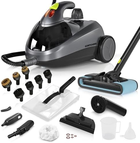 Heavy-Duty Steam Cleaner for Home, 1500W High Pressure with 22 Accessories by Unknown