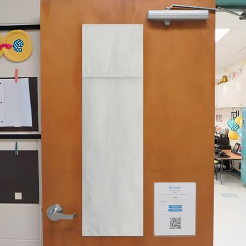 NICETOWN Classroom Blackout Shades for Windows and Doors, Ivory White - Image 2