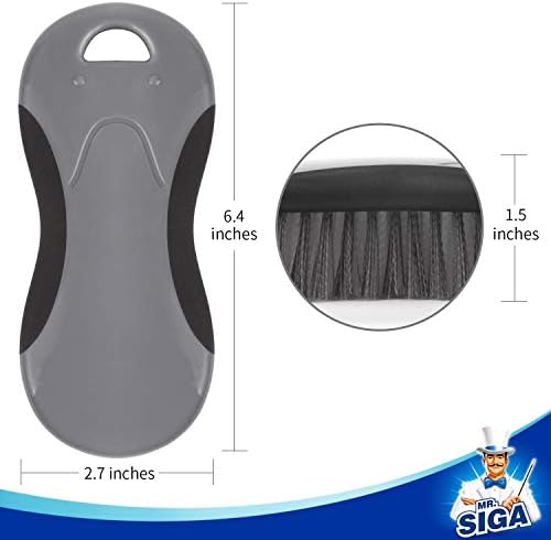 MR.SIGA Multi Purpose Heavy Duty Scrub Brush - Pack of 2 - Image 2