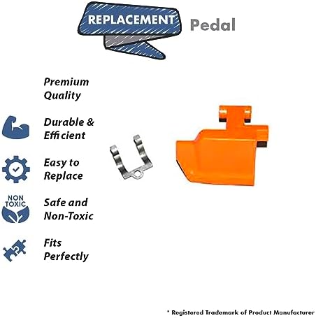 (2) Replacement Part For Hoover CH54015 Commercial Vacuum Cleaner Release Pedal # 440007797 - Image 2