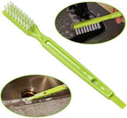 Living&Giving Grout Brush, (3 in 1) Grout Cleaner Brush, Tile Joint Scrub Brush with Handle, Stiff Cleaning Brush for All of The Household Such as Shower,Bathroom, Kitch, Seams, Floor Lines - Image 3