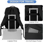coofay Expandable Backpack For Traveling On Airplane Carry On Backpack For Women Men Airline Approved Personal Item Bag For Airlines Gym Bag For Women With Shoe Compartment - Image 6