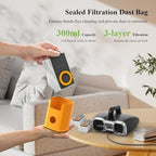 Minthouz Mattress Vacuum Cleaner 6-in-1 Bed Vacuum with 15Kpa Suction 450W & 120000 RPM/Min Dual Brushroll Rotation Handheld Vacuum Widened Suction Port, Corded - Image 5