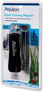 Aqueon Aquarium Algae Scraper, Fish Tank Cleaning Magnet, Large by Aqueon