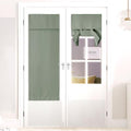 NICETOWN Greyish Green Front Door Curtains Thermal Insulated Window Curtain by NICETOWN