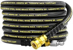 POHIR Pressure Washer Hose 3/8" ID, 25FT 4800PSI Commercial Grade by POHIR