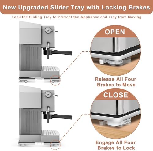 Adjustable Appliance Sliding Tray - Expandable 11" x 11"- 20" x 20" - Image 3