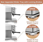 Adjustable Appliance Sliding Tray - Expandable 11" x 11"- 20" x 20" - Image 3
