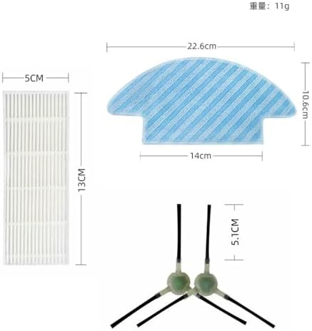 HEPA Filter Side Brush for Lefant M210 M210S M210B M213 Robot Vacuum Cleaner Parts Accessories for OKP K3 stability(3) - Image 3