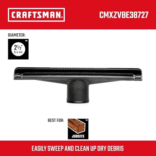 CRAFTSMAN CMXZVBE38727 2-1/2 in. Dry Nozzle Wet Dry Shop Vacuum Attachment - Image 2