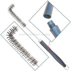SUNRISE Fryer Brush with Long Handle (Stainless Steel with Plastic Handle, L Brush) - Image 4
