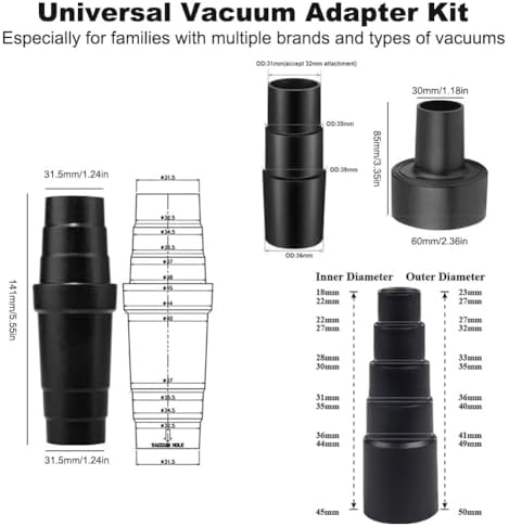 GIB 14Pcs Vacuum Attachment for Shop Vac Accessories for Household Cleaning - Image 2