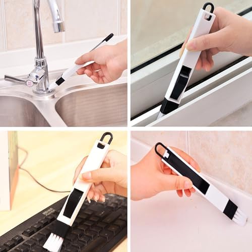 Gap Cleaning Brush Tool,7pcs Hand-held Groove Gap Cleaning Tools,Bathroom Kitchen Edge Corner Grout Cleaning Brushes, Sliding Door or Window Brush. - Image 6