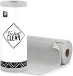 Fantasticlean Microfiber Cleaning Cloth Roll- 30 Sheets, 12" x 12" (Grey) by Fantasticlean