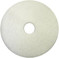 17 Inch White Non-Woven Floor Polishing Pad - 5 Pack by Norton