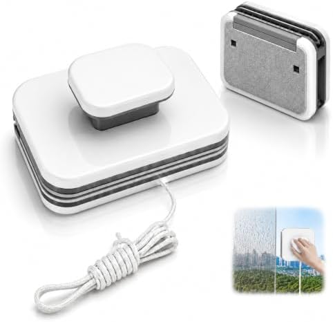6-in-1 Magnetic Window Cleaner, Magnet Window Cleaner Tool (3-10mm) by Unknown