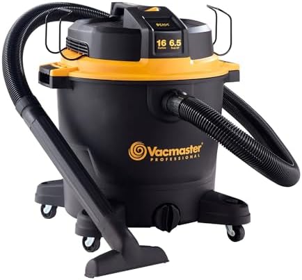 Vacmaster Professional - Wet/Dry Vac, 16 Gallon, Beast Series, 6.5 HP 2-1/2" Hose (VJH1612PF0201), Black by Unknown