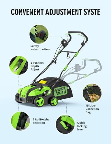16" Artificial Grass Sweeper 1800W Artificial Turf Vacuum - Image 5