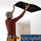 8 Pcs Fluorescent Light Covers with 80 Magnets Decorative for Classroom Ceiling Light 4 x 2 Feet Magnetic Light Covers Filter Easy Install for Office Hospitals & Home Drop Ceiling Supplies (Star) - Image 5