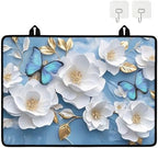 Modern White Gold Flower Stove Top Cover for Electric Stoves - Image 2