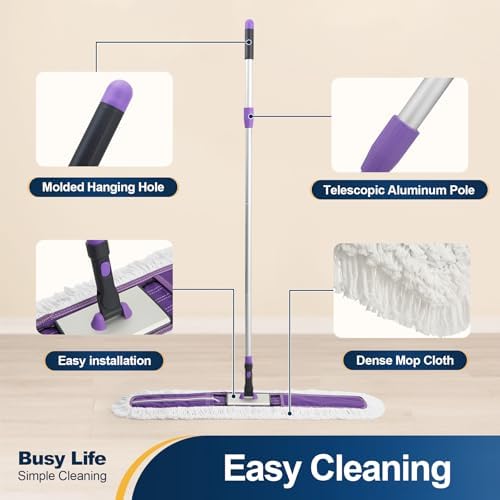 Yocada 36 inch Commercial Dust Mop Industrial Floor Mop 59 Inch Long - Image 3