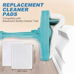 10 Pack Replacement Pads Compatible with Baseboard Buddy Cleaner Tool - Microfiber Reusable Cleaning Pads for Wet & Dry Use (Cleaner Tool NOT Included) - Image 3