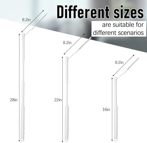 Colingmill 12 Pack Replacement Duster Handles, 3 Ft Extendable, White - Image 3