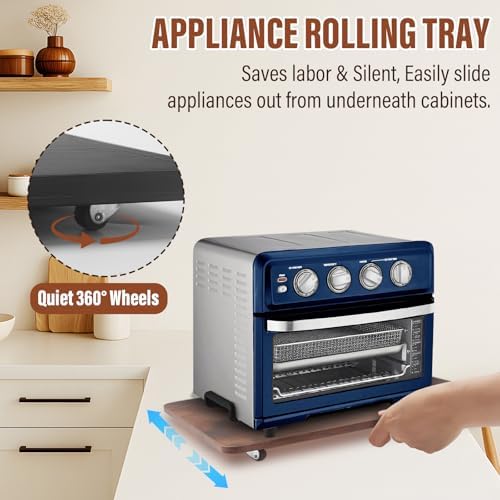 Appliance Slider 360° Rolling Tray for Coffee Maker, Under Coffee Maker Mat - Image 2