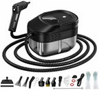 Portable Steam Cleaner for Home and Car, 15s Heat-Up, 15Pcs Accessories by Primiorix
