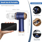Handheld Car Vacuum Cleaner, Portable Cordless Mini Vacuums with Multi-Nozzles, High Power Dry Hand held Vacuum for Car, Computer, Sofa, Office, Pet, Home - Image 6