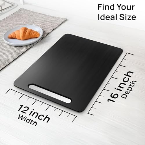 Ibyx Appliance Slider, Sliding Tray for Coffee Maker, 12x16 in, Black - Image 2