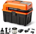 Armor All DVTB202 0902 2.5-Gal 20V Cordless Wet/Dry Vac with 2.0Ah Battery by ArmorAll