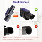 Vacuum Crevice Tool and Removable 2-in-1 Tool Brush Replacement Parts Compatible with Shark Pet Cordless Stick IX141 IZ462H IZ483H IZ363HT IZ361H IZ163H IZ362H Attachments for D-Shaped Vacuum Cleaner - Image 6