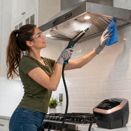 Handheld Steam Cleaner for Car Detailing & Home Deep Cleaning, 15s Fast Heat-Up, 1.8L Large Tank, with 15 Accessories for Grout, Furniture, BBQ, Floor - Image 5
