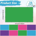 8 Pcs Fluorescent Light Covers with 80 Magnets Decorative for Classroom Ceiling Light 4 x 2 Feet Magnetic Light Covers Filter Easy Install for Office Hospitals & Home Drop Ceiling Supplies (Color) - Image 2